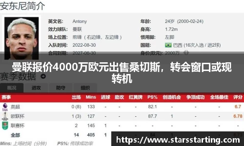 曼联报价4000万欧元出售桑切斯，转会窗口或现转机